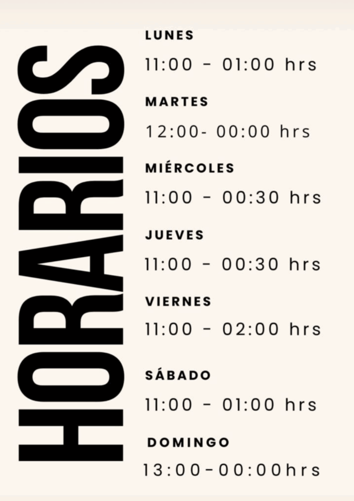 Horarios